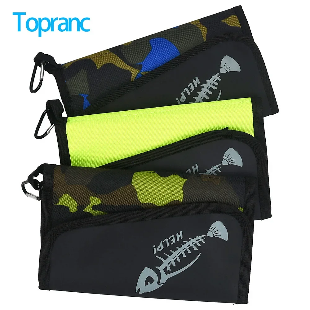 카라비너가 포함된 Topranc 휴대용 낚시 루어 가방 - Fish Finder Case 리뷰 및 가격