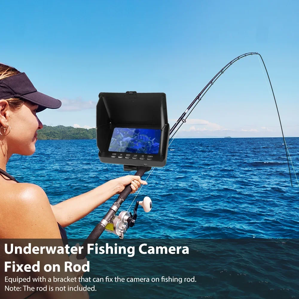 어군탐지기 5.0 인치 LCD 디스플레이 수중 낚시 카 - Fishing Camera 리뷰 및 가격