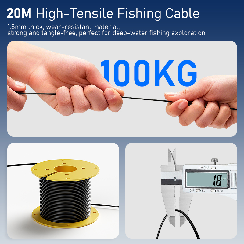 4.3인치 LCD 휴대용 어군탐지기, 20m 수중 카메 - Fishing Camera 리뷰 및 가격