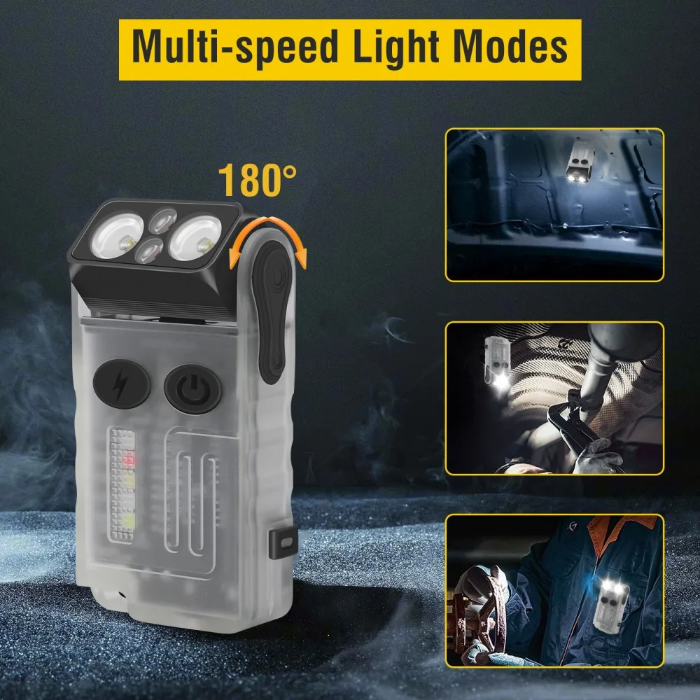 BORUiT V20 버저 EDC LED 키체인 손전등  - Fishing Light 리뷰 및 가격
